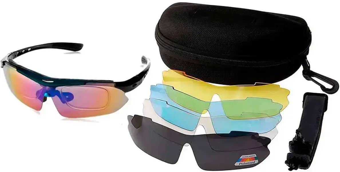 2. Kit Óculos Ciclismo Bike 5 Lentes - Jheppbay